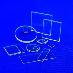 Customized Quartz Glass Disc Fused Silica Quartz Glass Sheet Optical Window Bk7 K9 Wafer Plate