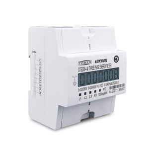 Compteur d'énergie triphasé 4P 100A sur rail DIN, compteur d'énergie en kWh, rail DIN, écran LCD, 3*230/400V, 3*120/208V, 3*220/380V, type <span class=keywords><strong>CT</strong></span>, 50Hz, 60Hz - Product Image 2