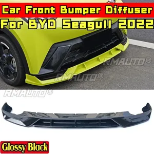 For BYD Seagull 2022 Body Kit Front Bumper Spoiler Glossy Black-Green DC Style Bumper Guard <b>Cover</b> Car Accessories - Product Image 3