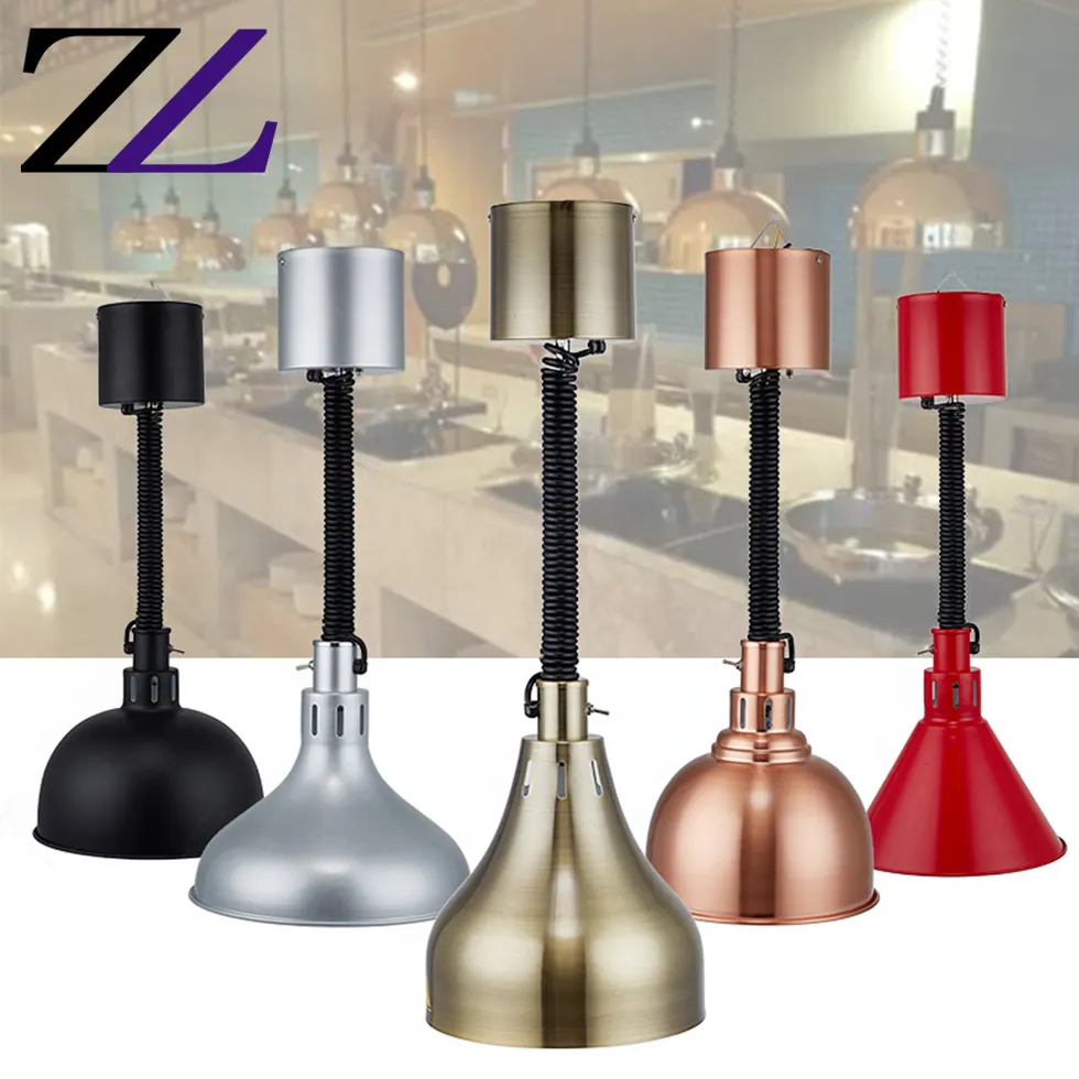 Lampes professionnelles, Chandelier isolé, Samovar Buffets, chauffe-plat, lampe télescopique 304SS, chauffe-aliments à infrarouge