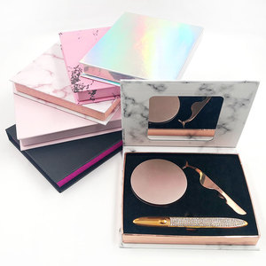Y new arrivals new design private label lashbox makeup packing box eyelash packaging set
