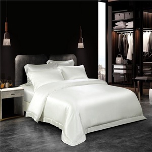 Sábanas <span class=keywords><strong>de</strong></span> cama <span class=keywords><strong>de</strong></span> <span class=keywords><strong>seda</strong></span> <span class=keywords><strong>de</strong></span> 25mm sin costuras, Sábana bajera 100% <span class=keywords><strong>natural</strong></span> <span class=keywords><strong>de</strong></span> <span class=keywords><strong>seda</strong></span> <span class=keywords><strong>de</strong></span> morera Blanca Pura, funda <span class=keywords><strong>de</strong></span> almohada - Product Image 2