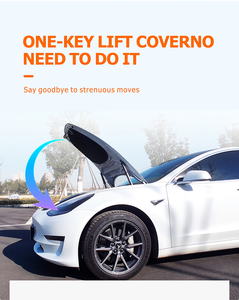Nouveau Style Tesla modèle 3 modèle Y modèle <span class=keywords><strong>S</strong></span> couverture avant Intelligent Auto alimentation électrique serrure de fermeture douce Tesla alimenté clé <span class=keywords><strong>frunk</strong></span> - Product Image 3