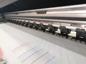 ความเร็วสูงด้วยความตึงเครียด Take Up ระบบ6 I3200หัวกว้างรูปแบบ Audley เครื่องพิมพ์ระเหิดเครื่องพิมพ์สิ่งทอ