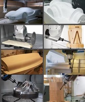 Máquina de Tallado de Madera Automática de 5 Ejes 1325 para Fabricación de Muebles, Router CNC para Cortar y Perforar Madera