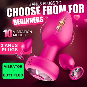 Plug anal, vibromasseur anal en silicone, 100 % étanche, télécommande, contrôle par application, jouet sexuel pour hommes - Product Image 2