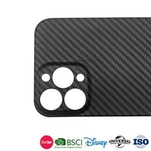 Étui de téléphone en Fiber de carbone d'aramide de kevlar véritable pour Iphone 14 13 12 Pro Max Mini pour téléphone Samsung étui de téléphone en Fiber d'aramide - Product Image 5