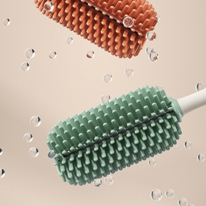 Vente en gros de brosse à <span class=keywords><strong>biberon</strong></span> en silicone portable de haute qualité brosse à sucette pour nouveau-né de qualité alimentaire - Product Image 6