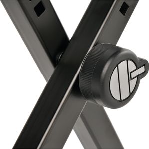 QUIK LOK BX/8 Keyboard Bench Extra-Heavy Cushion Steel Tubing 5 Height Positions Black Vinyl <b>Musical</b> <b>Instrument</b> Accessories - Product Image 4