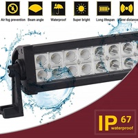 Nouvelle barre lumineuse LED pour voiture de 22 pouces, 120W, 12V, 6000LM, double rangée, pour le toit des camions tout-terrain