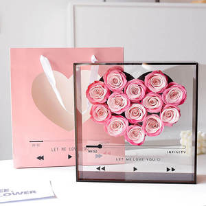 Eternal Rose CD <b>Gift</b> <b>Box</b> Finished Christmas Valentine's Day Birthday <b>Gift</b> for Girlfriend Confession Decoration - Product Image 2