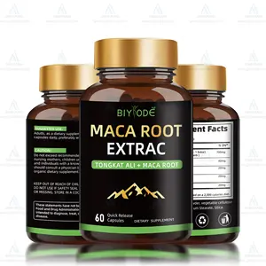 OEM factory ultimate maca root with tongkat ali energy boots power muscle body building health supplement hard capsule