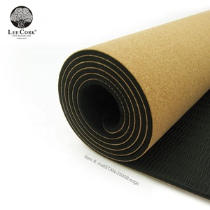 LEECORK – <span class=keywords><strong>tapis</strong></span> <span class=keywords><strong>de</strong></span> <span class=keywords><strong>Yoga</strong></span> en liège à Grain <span class=keywords><strong>fin</strong></span> durable, écologique, antidérapant, Matstan-4808Z mm d'épaisseur, meilleure vente, 4.8 - Product Image 3