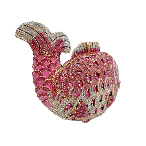 Bolsos de Noche de Lujo para Mujer - Bolso de Mano con Pedrería y Decoraciones de Cristal, Bolso para Fiesta de Bodas - Product Image 4