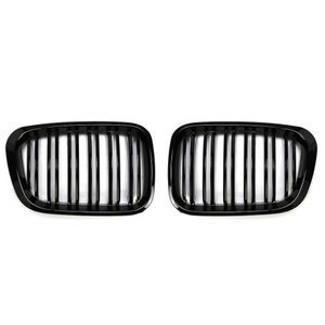 Tiypeor Đôi Dòng Ba Màu Mui Xe Phía Trước <span class=keywords><strong>Bumper</strong></span> Thận Racing Nướng Cho BMW 3 Series <span class=keywords><strong>E46</strong></span> 1997 - 2001 - Product Image 4