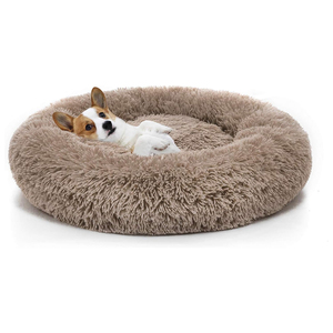 Camas de Lujo para Perros y Gatos, Tamaños Pequeños a Extra Grandes, Felpa Suave y Transpirable, Lavables, con Patrón Animal, Piel Sintética, Cálidas y Cómodas para Dormir - Product Image 1