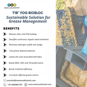 <b>Plastic</b> Grease Trap Treatment <b>Block</b> for Efficient Restaurant Wastewater Line Management - Product Image 1