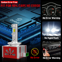 Bombilla LED D1S D3S Serie D, 30000lm, 70W, Sin Errores, Faros LED para Automóvil, Nueva Condición, Luces de 6000K, Lámpara para Automóvil, Conexión Plug&Play