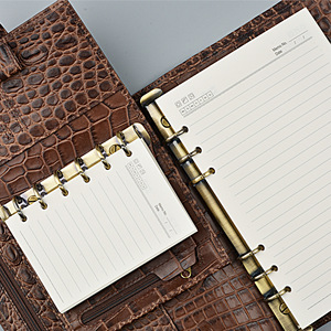 Customization Color Genuine Leather Diary With <strong>Insert</strong> Binder Organizer Agenda Planner Cover <strong>Croc</strong> A5a6a7a8a9 Buget - Product Image 6