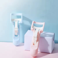 Recourbe-cils portable JM avec coussinet en caoutchouc, outil de maquillage pour débutants, pour recourber et façonner