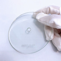 Petit verre transparent pour instruments, feuille de verre feuilleté, jauge de pression, 3+3nn 2+2mm