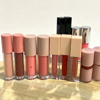 Gloss à lèvres mat liquide à marque privée, rouge à lèvres personnalisé avec logo, longue tenue, waterproof, sans cruauté animale, OEM ODM, vente en gros