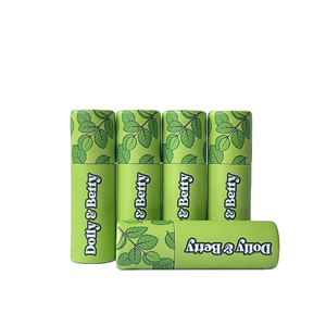 Brillo Labial de Lujo en Tubo Cilíndrico Ecológico, Biodegradable y Reciclable, Caja de Papel para Cosméticos con Logotipo Personalizado - Product Image 4