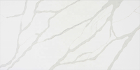 Dalles de quartz, aspect marbre blanc Calacatta, pierre synthétique, comptoirs de cuisine imperméables pour hôtels et appartements
