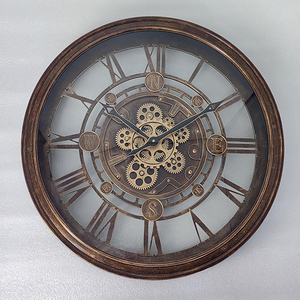 REIDA <span class=keywords><strong>ingranaggi</strong></span> mobili reali gigante decorativo rustico retrò fattoria arabo numero ingranaggio <span class=keywords><strong>orologio</strong></span> <span class=keywords><strong>parete</strong></span> - Product Image 3