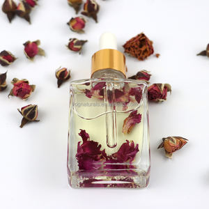 Etiqueta privada 50ml Aceite líquido multiusos de rosa para cara Cuerpo y cabello Hidratante de vitamina E para piel seca Aceite <span class=keywords><strong>facial</strong></span> de flor de Rosa - Product Image 3