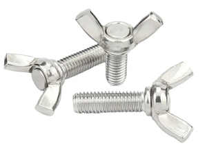 Tornillo de Mariposa de Acero Inoxidable 304 de Alta Calidad, Precio Bajo, M3 M4 M5 M6 M8 M10 M12, Acabado Liso Zincado - Product Image 1