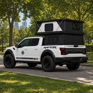 Tente de toit rigide double couche pour pick-up, tente de toit pour voiture, idéale pour le camping, le tourisme tout-terrain et les 4x4 - Product Image 2