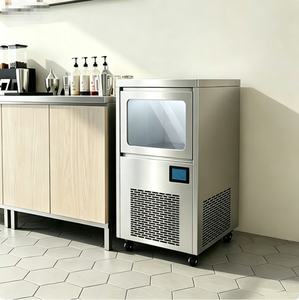 Macchina per Ghiaccio a Pellet Commerciale YISO, Dotata di Ruote, Ideale per Piccole Caffetterie - Product Image 1