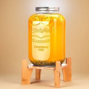 Distributeur de jus et d'eau <span class=keywords><strong>en</strong></span> <span class=keywords><strong>verre</strong></span> transparent avec système de distribution par robinet, distributeur de boissons <span class=keywords><strong>en</strong></span> <span class=keywords><strong>verre</strong></span> avec robinet, <span class=keywords><strong>bocal</strong></span>, bouteille - Product Image 6