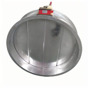 Chất lượng cao mạ kẽm vòng lửa van điều tiết tròn không khí van điều tiết HVAC Ống lửa và khói thông gió - Product Image 5