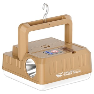 Linterna LED para Camping Smiling Shark, Recargable, con Gancho, para Emergencias al Aire Libre - Product Image 1