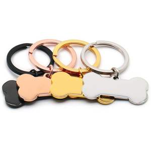 Guter Freund Geschenk Doppelseitige Sublimation Erkennungs marken Leere Messing/Aluminium Hund ID Tags Wärme übertragung Metall Haustier Hund Knochen anhänger - Product Image 2