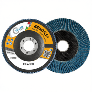 Disque à lamelles Fervi Grindflex 115 mm sans fer pour ponçage du métal - Product Image 1