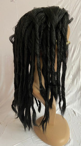 Perruque <span class=keywords><strong>de</strong></span> fête <span class=keywords><strong>Rasta</strong></span> synthétique pour homme, <span class=keywords><strong>déguisement</strong></span>, bon marché, Dreadlocks, HPC-2116 - Product Image 2