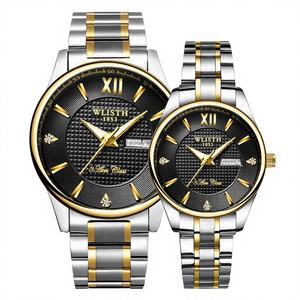 Orologio da Polso Unisex Volis per il Business, Cinturino in Acciaio Inossidabile, Movimento al Quarzo, Calendario, Impermeabile 30M - Product Image 1