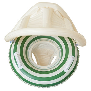 Flotador Inflable de PVC con Logotipo Personalizado y Toldo, Anillo de Natación Portátil para Niños, para Fiestas en la <span class=keywords><strong>Playa</strong></span> o Neumático de Natación Infantil - Product Image 1