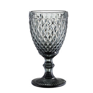 Vente en gros à prix avantageux, verres à vin vintage bleu champagne ambre, verres colorés, gobelets roses - Product Image 6