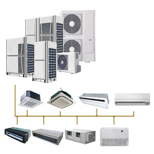 Inversor de <span class=keywords><strong>aire</strong></span> <span class=keywords><strong>acondicionado</strong></span> dividido multizona R410a, <span class=keywords><strong>aire</strong></span> <span class=keywords><strong>acondicionado</strong></span> central comercial ligero, Unidad de CA con conductos de casete HVAC - Product Image 3