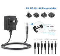 Adaptateur secteur OEM personnalisé, prise US, 5V 12V 24V, alimentation murale à découpage, Classe 2 ETL CE, commande en gros