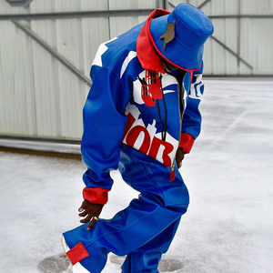 YSJY Completo da Uomo in Pelle, Set Personalizzato di Pantaloni in Pelle Sovrapposti, Tute in Pelle per Uomo - Product Image 4