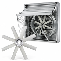 Pale de ventilateur d'extraction à angle réglable PAG, pale de ventilateur axial haute résistance pour ventilateur d'extraction industriel P3-PAG personnalisable