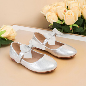 Zapatos de Niña Estilo Princesa, Primavera/Otoño, Nuevo Modelo, Acabado Brillante, Lazo, Suela Suave Antideslizante, Cierre de Velcro, Logotipo de la Princesa <span class=keywords><strong>Anna</strong></span> - Product Image 3