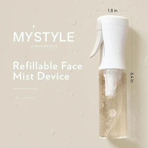 Flacon pulvérisateur pour cheveux - Petit flacon pulvérisateur de voyage, brume d'eau ultra fine et continue pour le visage, le coiffage, le nettoyage en salon, la beauté - Product Image 3