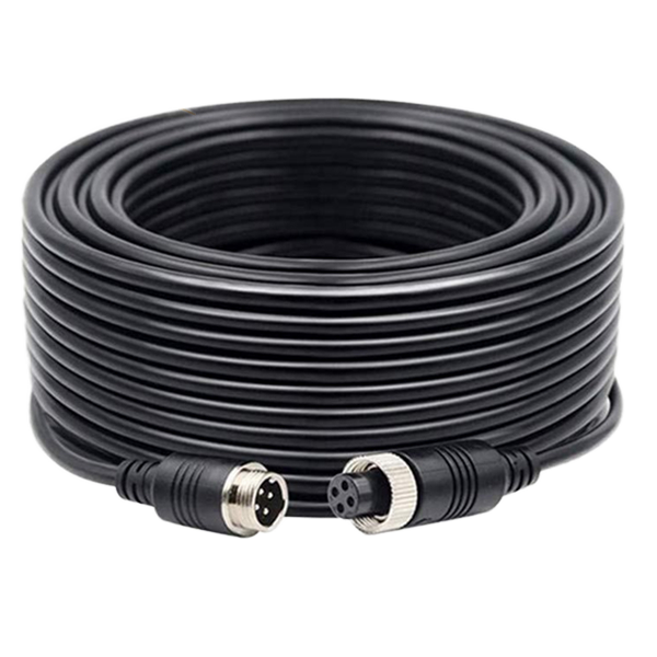 High Quality Waterproof Reversing Backup Camera Double Shielded 4-Pin Aviation Cable Monitor Car Accessories