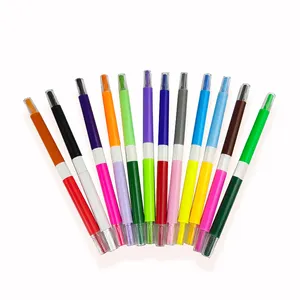 Venda quente Novo 6 Cores ou 12 Cores ou 24 Cores Twistable Crayon Plástico para Criança Personalizado Twisted Crayon Set para Crianças
